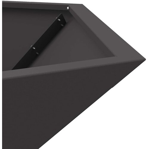  Kamin Crna 100 x 100 x 28 cm Čelik Slike