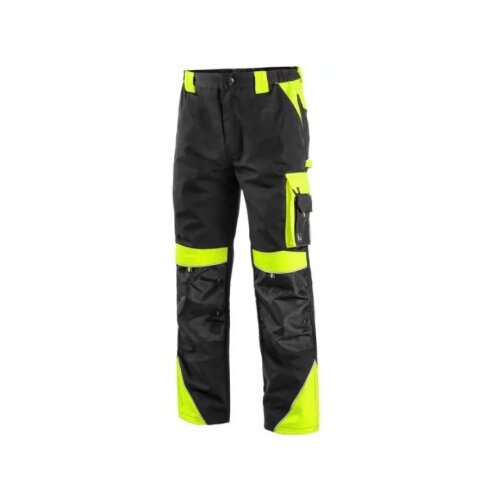Canis Radne pantalone do struka sirius brighton crno-žute vel.54 ( 64870 ) Cene