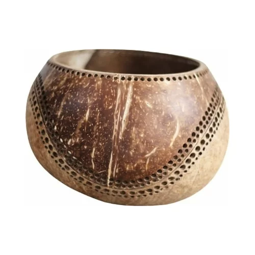 Balu Bowls Svečnik Maya iz kokosovega oreha