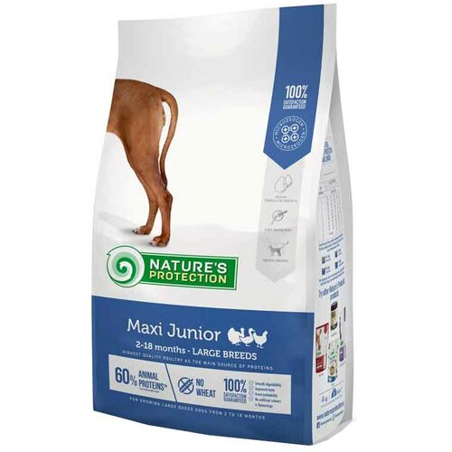 Natures Protection Hrana za mlade pse velikih rasa Junior Maxi, 12 kg Slike