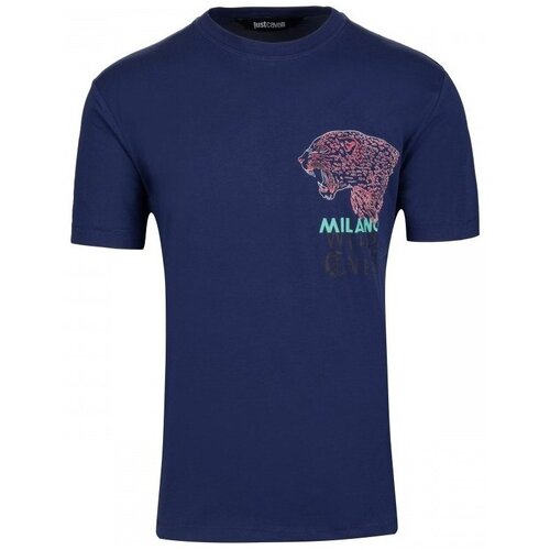 Roberto Cavalli Majice s kratkimi rokavi 78OAHC04CJ600204 pisana Slike