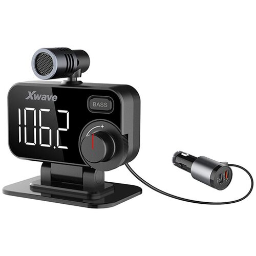 X Wave BT92 FM transmiter za kola,Bluetooth,LCD,Mp3,wma,flac,SD,2xUSB punjenje Cene