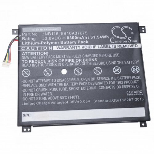 VHBW Baterija za Lenovo IdeaPad 100s, 8300 mAh Slike