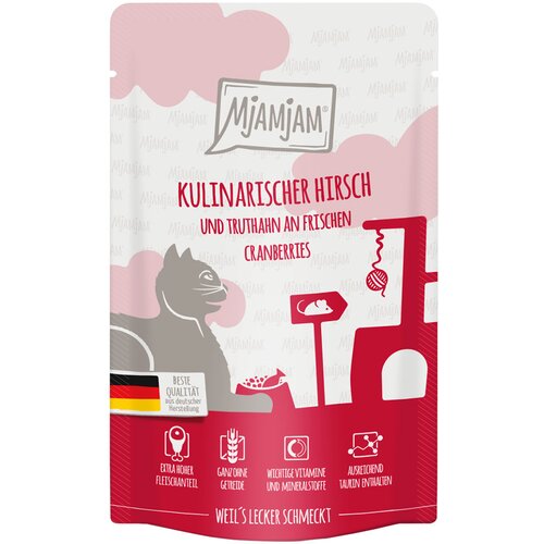 MjAMjAM Quetschie 12 x 125 g - Rafinirana divljač i puretina sa svježim brusnicama Cijene
