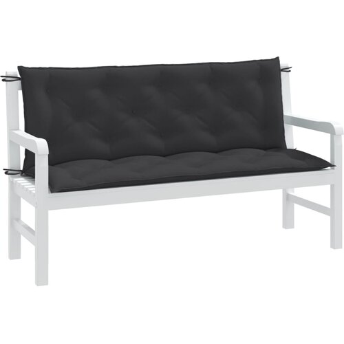  Jastuci za vrtnu klupu 2 kom antracit 150x50x7 cm tkanina Cene