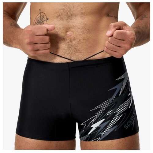 Speedo Medley logo aquashort blk/gry Cene