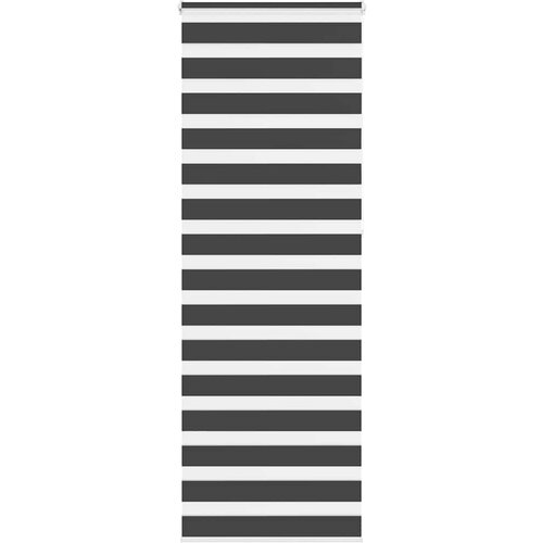 vidaXL Zavjesa zebra crna 70x230 cm širina tkanine 65,9 cm poliester Cene