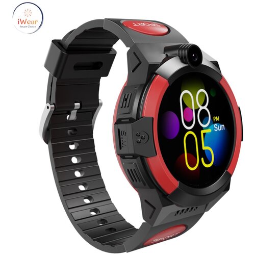 ILIKE iWear LT32 Durable 4G Sim GPS sledenje IP67 Otroška ura in telefonski klic s kamero za klepet črna/rdeča, (21215735) Cene