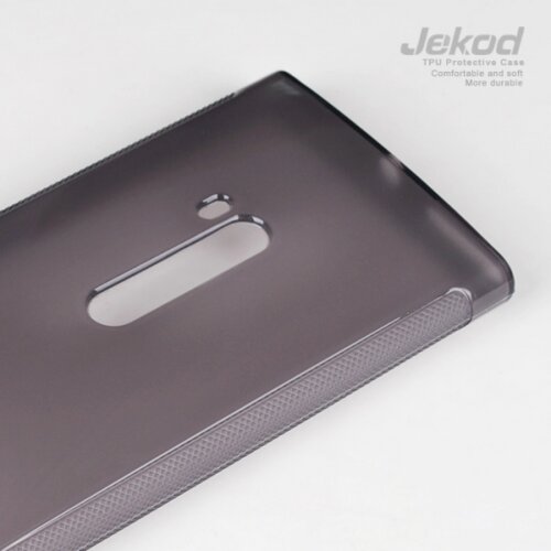 Jekod silikonski ovitek Nokia Lumia 920 prozorno črn TPU/TB + Zaščitna folija Cene
