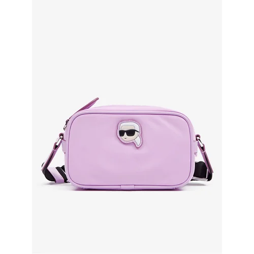 Karl Lagerfeld Light purple women's crossbody bag Ikonik 2.0 - Women