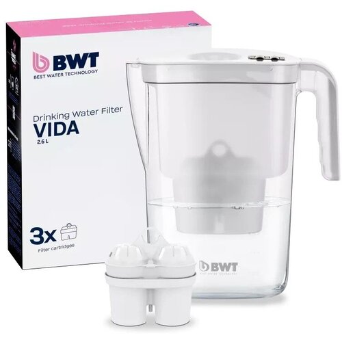 BWT Bokal za filtriranje vode sa 3 filtera Vida, 2,6l Slike