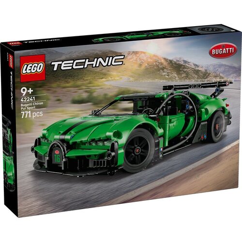 Lego Technic Green Bugatti Chiron Pur Sport Hyper Car 42241 Cene