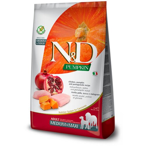 Farmina N&D bundeva hrana za pse piletina i nar (Adult, Medium & Maxi) 12kg Cene