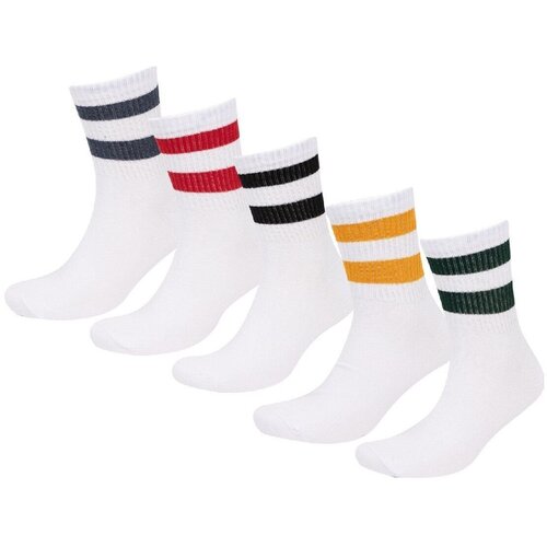 Defacto men's Comfortable Elastic 5-Pack Cotton Ankle Socks Slike