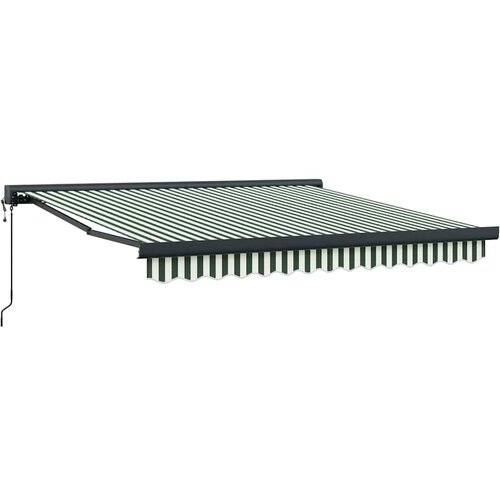  Povlačivi tende Zelena i bijela 350 x 250 x 165 cm Slike