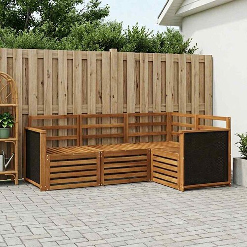  Setovi sofa 4 pcs Čvrsto drvo akacije Cene