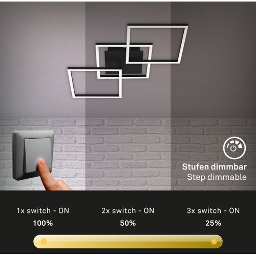 BRILO led prigu&amp;scaron;iva plafonska svetiljka frame LED/30W/230V Slike