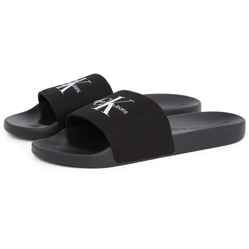 Calvin Klein Jeans Natikače s potpeticom crna / bijela Slike