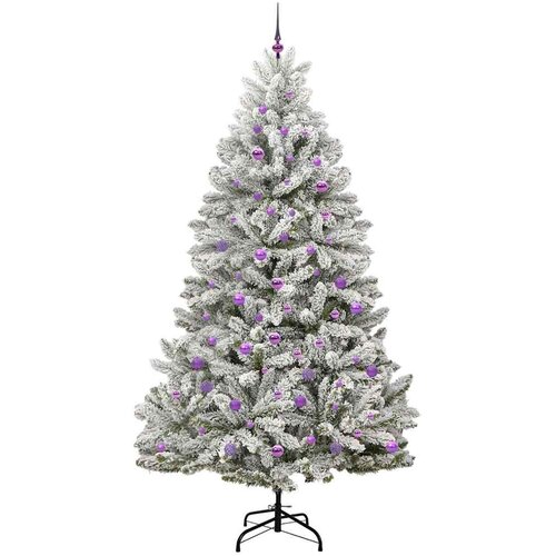  Umjetno božićno drvce 240 cm 300 LED lampica Topla bijela Slike