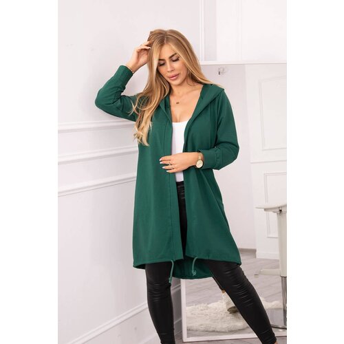 Kesi Cardigan with light green print Slike