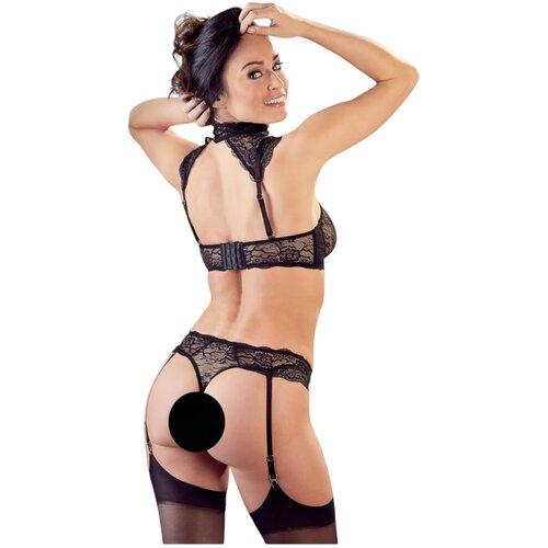 Cottelli - čipkasti grudnjak s kragnom (crni) - 75C/S Cijene