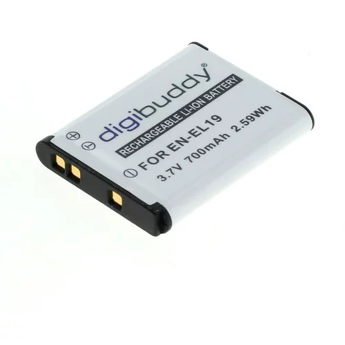 Digibuddy Baterija EN-EL19 / NP-BJ1 za Nikon Coolpix S2500 / S3100 / S01 / S100, 700 mAh