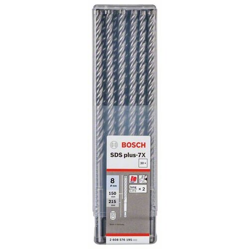 Bosch Hamer burgija SDS plus-7X 2608576195, 8 x 150 x 215 mm, 1 komad Cene