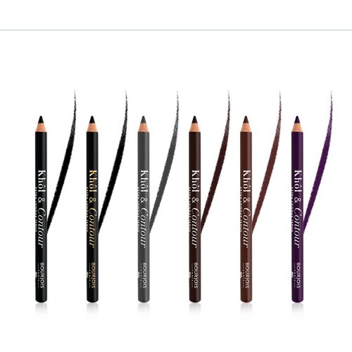 Bourjois khol &amp;amp; Contour dugotrajna olovka za oči 1,2 g nijansa 002 Ultra Black Slike