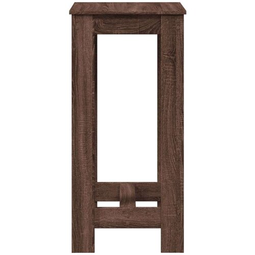 vidaXL Barska miza rjavi hrast 51x50x103,5 cm inženirski les Cene