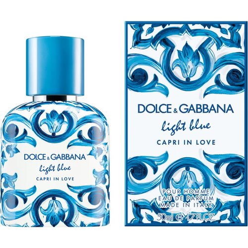 Dolce &amp;amp; Gabbana Light Blue New Capri In Love Pour Homme parfumska voda za mo&amp;scaron;ke 50 ml Slike
