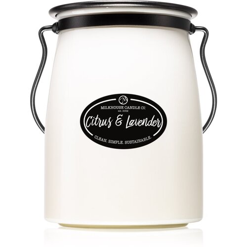 Milkhouse Candle Co. Creamery Citrus & Lavender dišeča sveča Butter Jar 624 g Cene