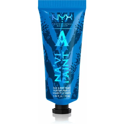 NYX Professional Makeup Limited Edition Avatar Na´Vi Paint kremasto senčilo za oči za obraz in telo 25 ml