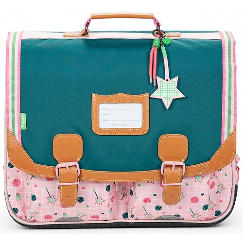 Tann's &Scaron;olska torba CAROLINE CARTABLE 41 CM Večbarvna Cene