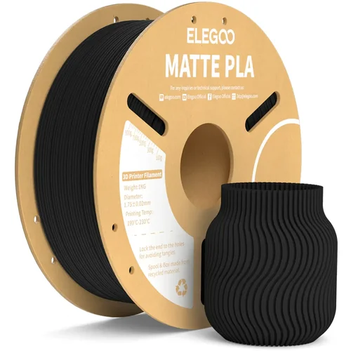 Elegoo PLA Matte Black - 1,75 mm / 1000 g