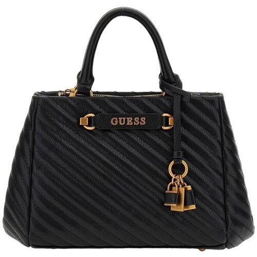Guess Ročne torbice SELA SMALL GIRLFRIEND SATCHEL Črna Cene
