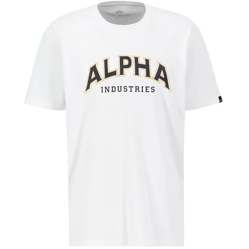 Alpha Industries Majica narančasta / crna / bijela