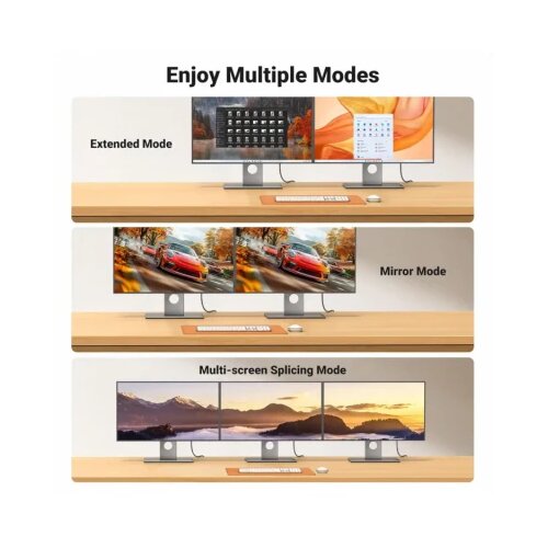Ugreen DP125 Displayport na HDMI kabl 4K 2m Slike