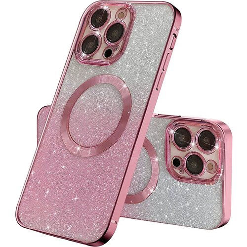 Electroplated magsafe maskica za iphone 14 pro roze Cene