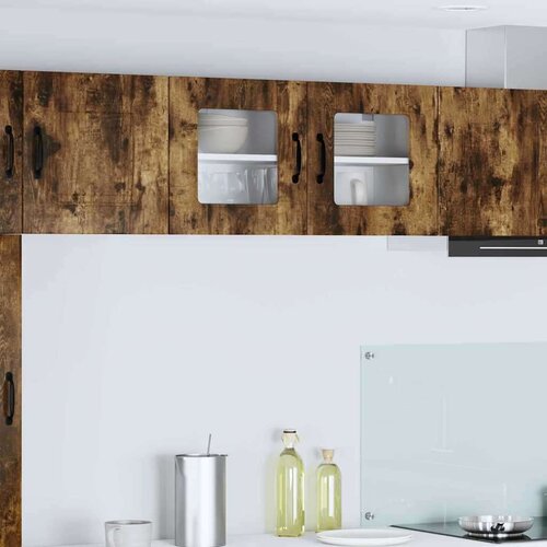 vidaXL Zidni kuhinjski ormarić Zidne Dimljeni hrast 80 x 31 x 40 cm Cijene