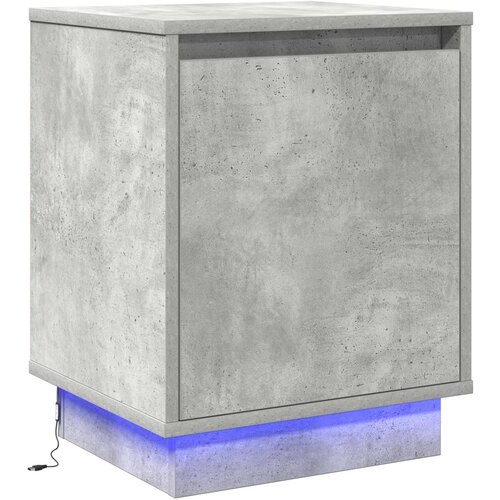  Noćni ormar Betonski sivi 39 x 34,5 x 50 cm Konstruirano drvo Slike