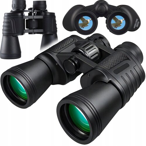  Lovski daljnogled s stekleno optiko 20&amp;times;50 zoom BaK-4 črn Slike