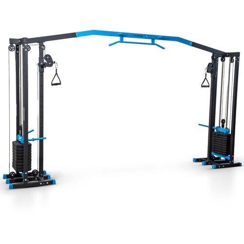 THUNDER Večpostajna domača telovadnica &reg; CRAGY &ndash; Functional Trainer, 2&times;50 kg uteži, zgornji & spodnji &scaron;kripci, nastavljiva vi&scaron;ina, &scaron;irok razp, (5000089814) Cene