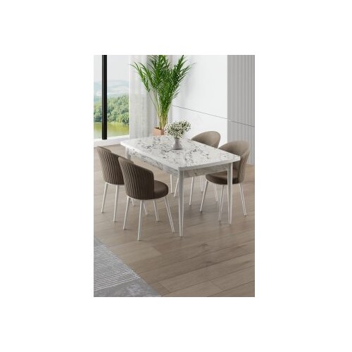 Hanah home Trpezarijski set, 5 dijelova, bež Cijene