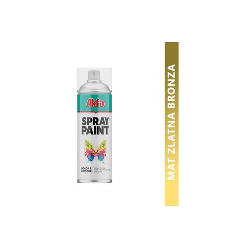 Akfix boja u spreju zlatna mat 400 ml Cene