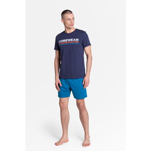 Henderson pajamas lark 38870-59X navy blue and blue Slike