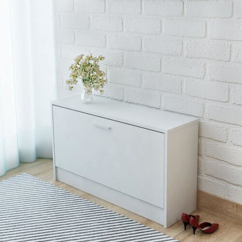vidaXL klupa za pohranu obuće bijela 80x24x45 cm Cijene