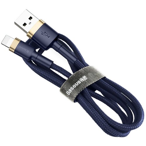 Baseus Trpežni najlonski kabel USB kabel Iphone Lightning QC3.0 1.5A 2M moder, (21090407) Cene