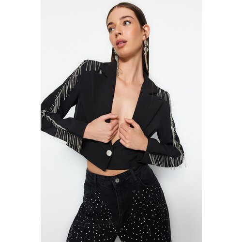 Trendyol Jacket - Black - Fitted Cijene