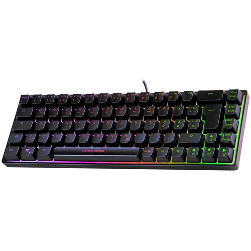  Deltaco Gaming GAM-158-DE keyboard USB QWERTZ Nordic Black Cijene
