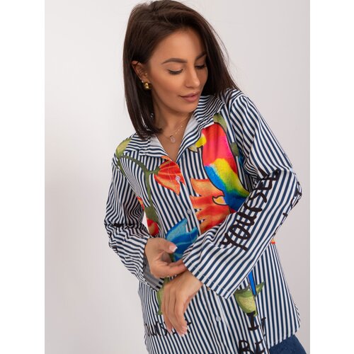 Italy Moda Shirt-DHJ-KS-18850-1.99-white-navy blue Slike